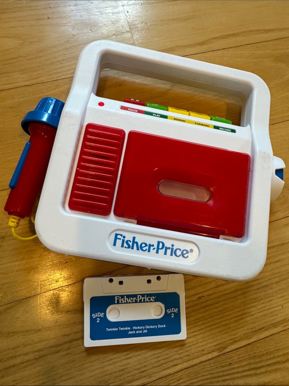 Fisher Price Classic Play Tape Recorder Toy WORKS Vintage Kids Toy - Picture 2 of 10
